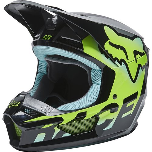 Cascos MX/Enduro Fox Casco Moto V1 Matte Black Negro Cascos MX/Enduro Fox  Casco Moto V1 Matte Black Negro aaaa