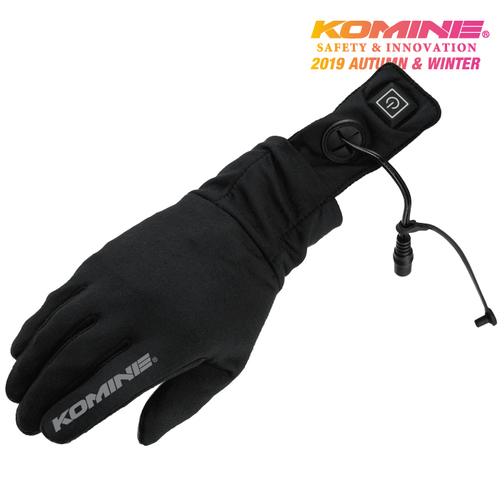 Guantes Komine EK-204 guantes primera capa Invierno Komine EK-204 guantes primera capa calefaccionados