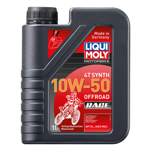 Aceite 100% sintético para motocicletas 4T - liquimoly