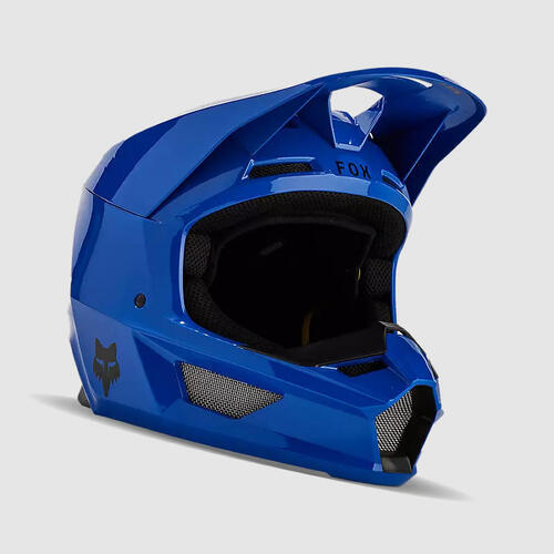 Casco Moto Niño V1 Venz Azul Fox —